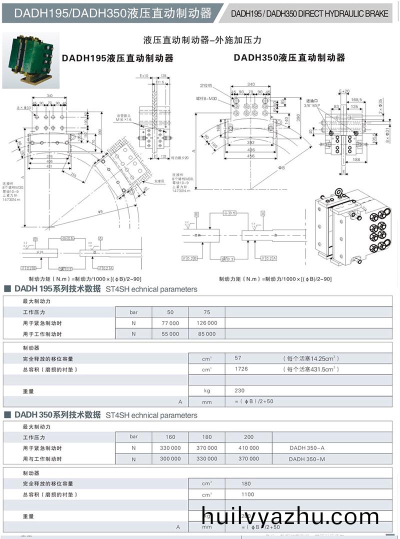 DADH195液(ye)壓直動製動(dong)器